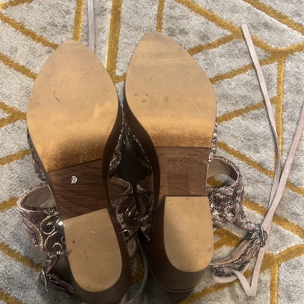 Free People Monaco Velvet Sequin Clog - Picture 7 of 7